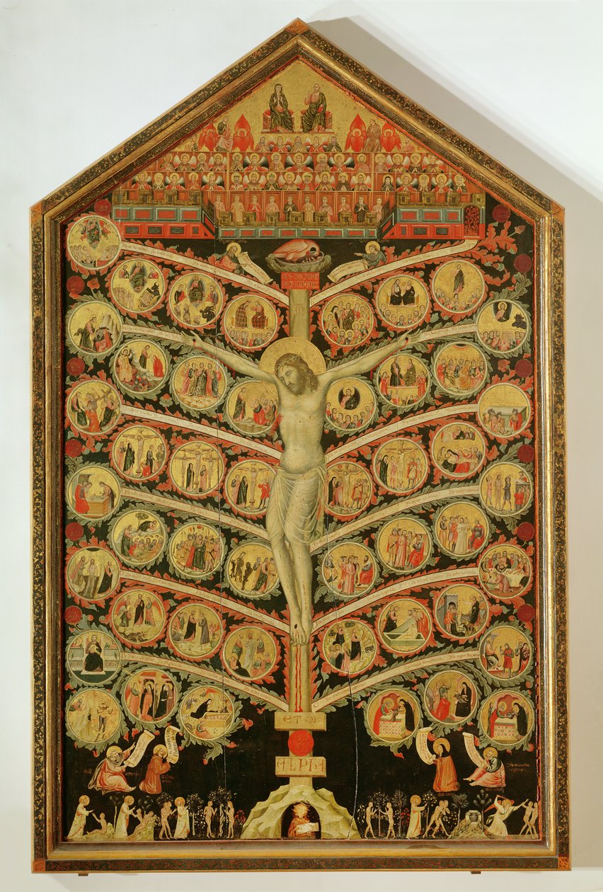 El árbol de la vida, c.1310 de Pacino di Buonaguida