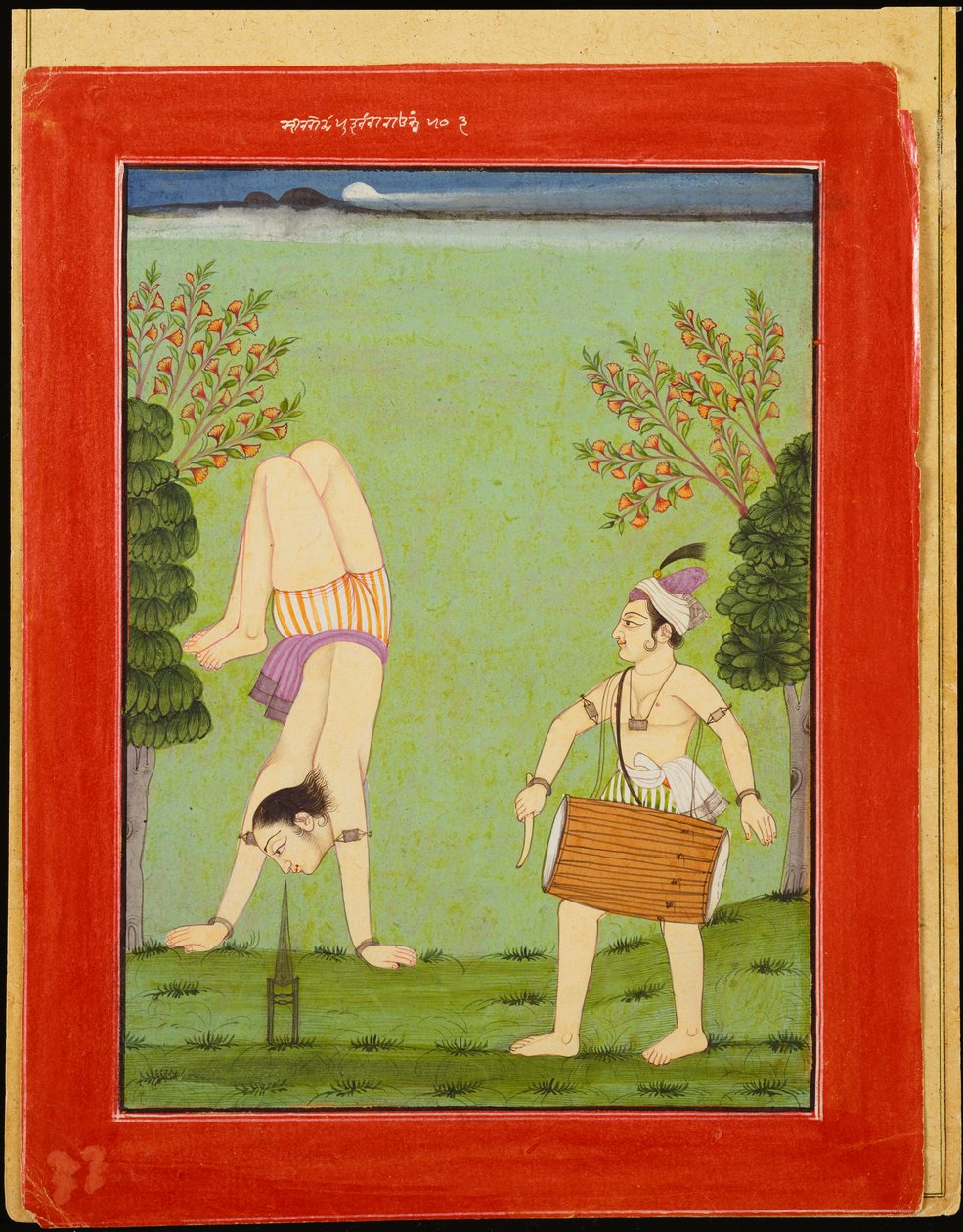 Gauda Raga: Tercer Putra de Dipak, c.1750 de Pahari School