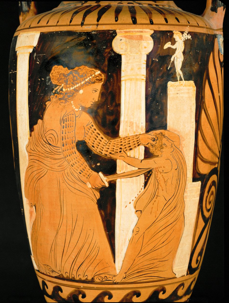 Medea mata a su hijo, para vengar la infidelidad de Jasón ... de Painter Ixion