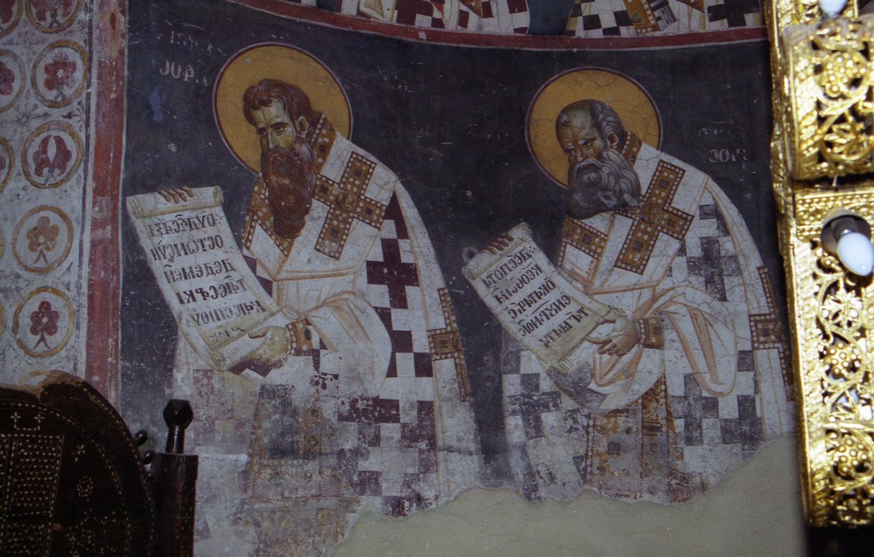 Frescos en la Iglesia de la Theotokos de Painters Michael Ephtichius