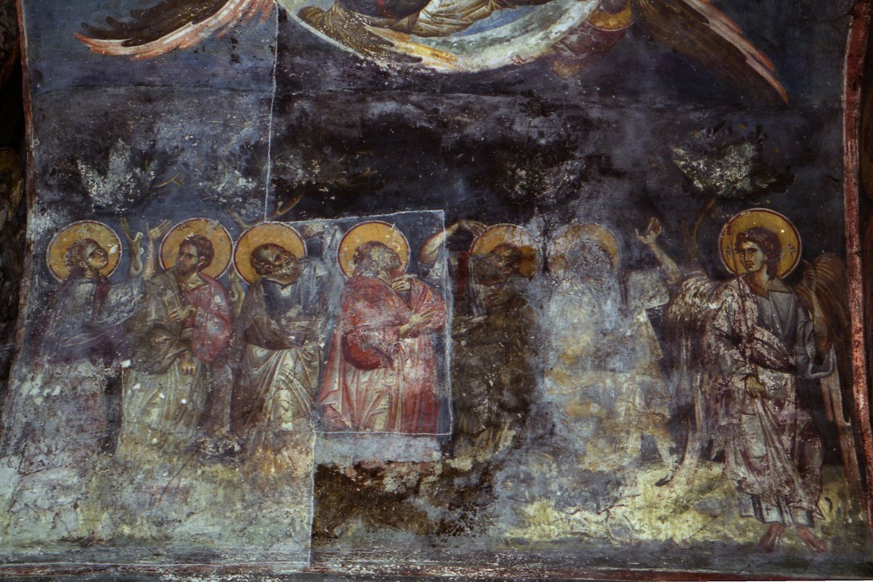 Frescos en la Iglesia de la Theotokos Peribleptos de Painters Michael Ephtichius