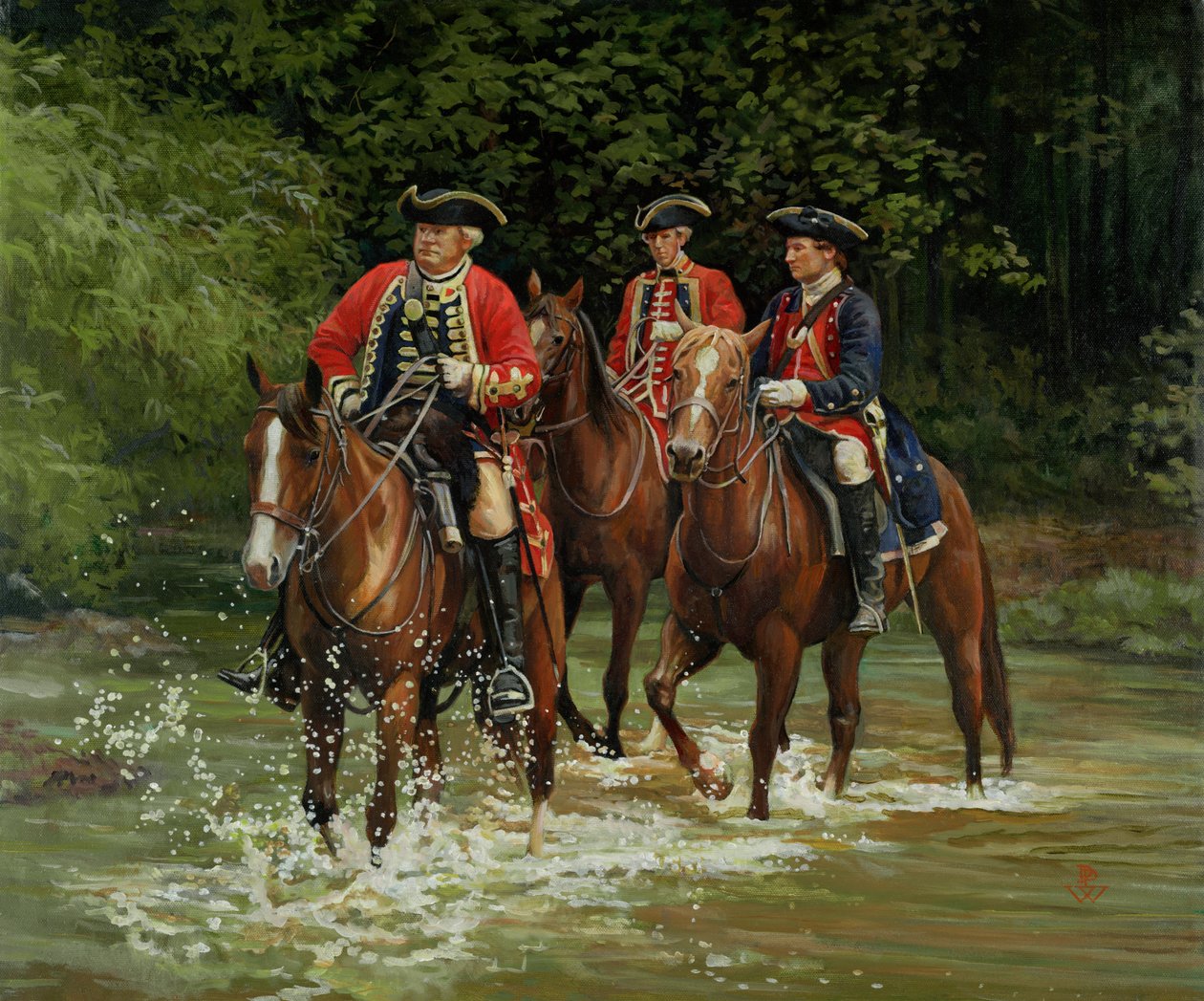 Expedición de 1755, 2011 (óleo sobre lienzo) de Pamela Patrick White