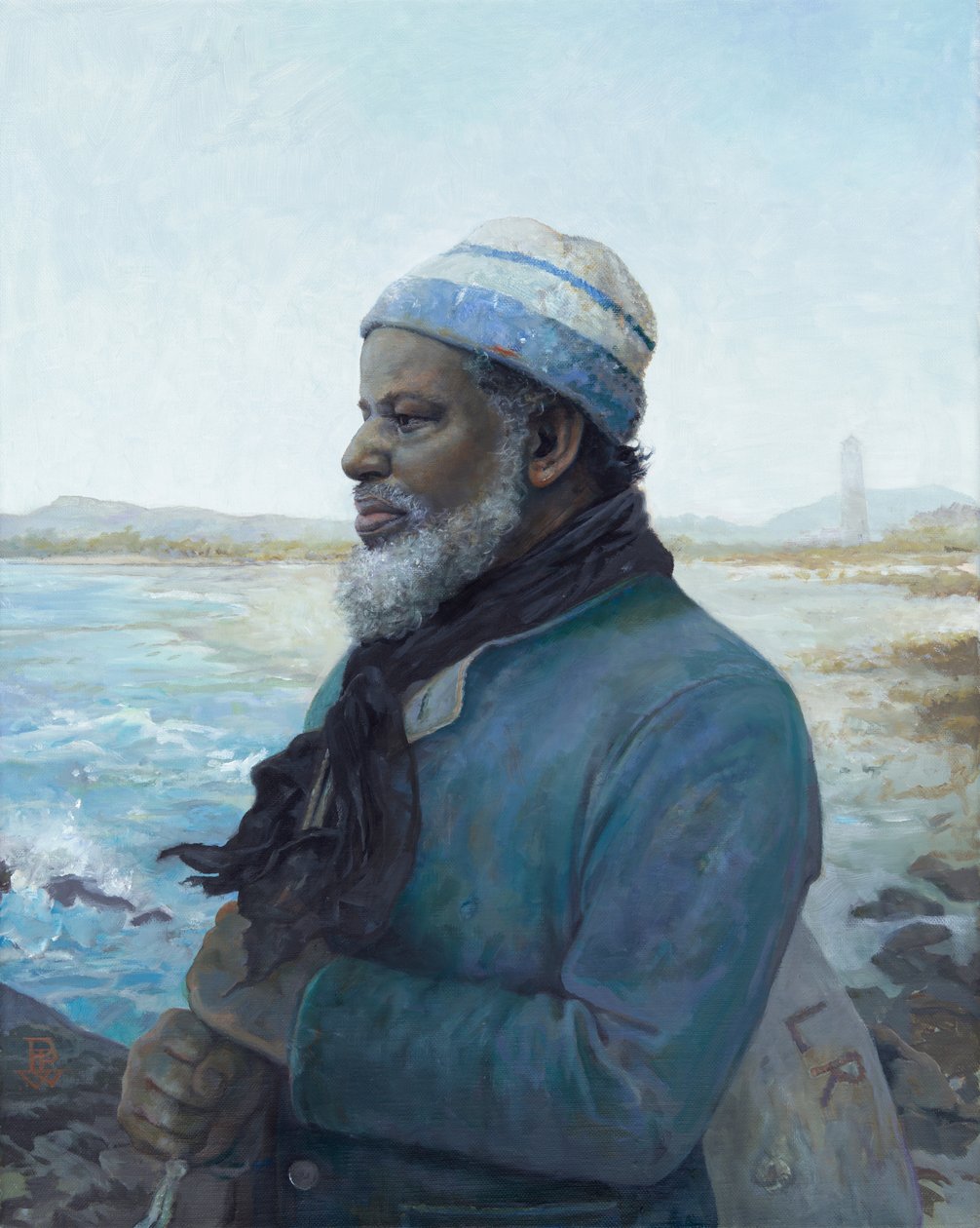 El marinero fugitivo, 2020 (óleo sobre lienzo) de Pamela Patrick White