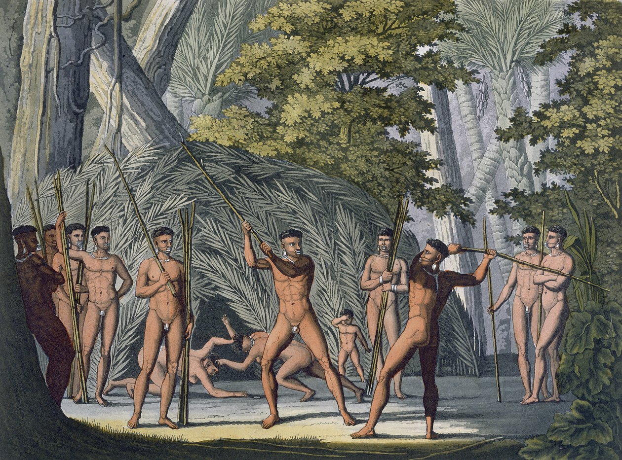 Tribu Botocudos del Río Grande, Paraguay, de 