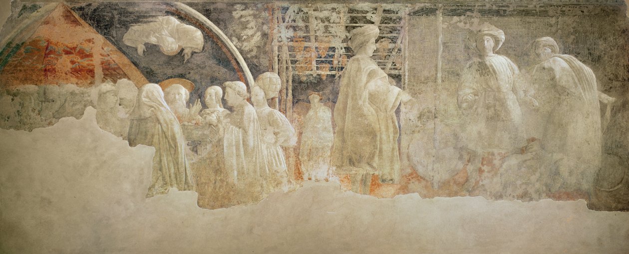 El sacrificio y la euforia de Noé, 1446-8 de Paolo Uccello