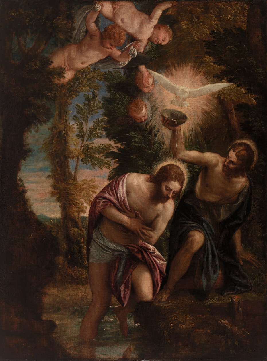 Bautismo de Cristo de Paolo Veronese