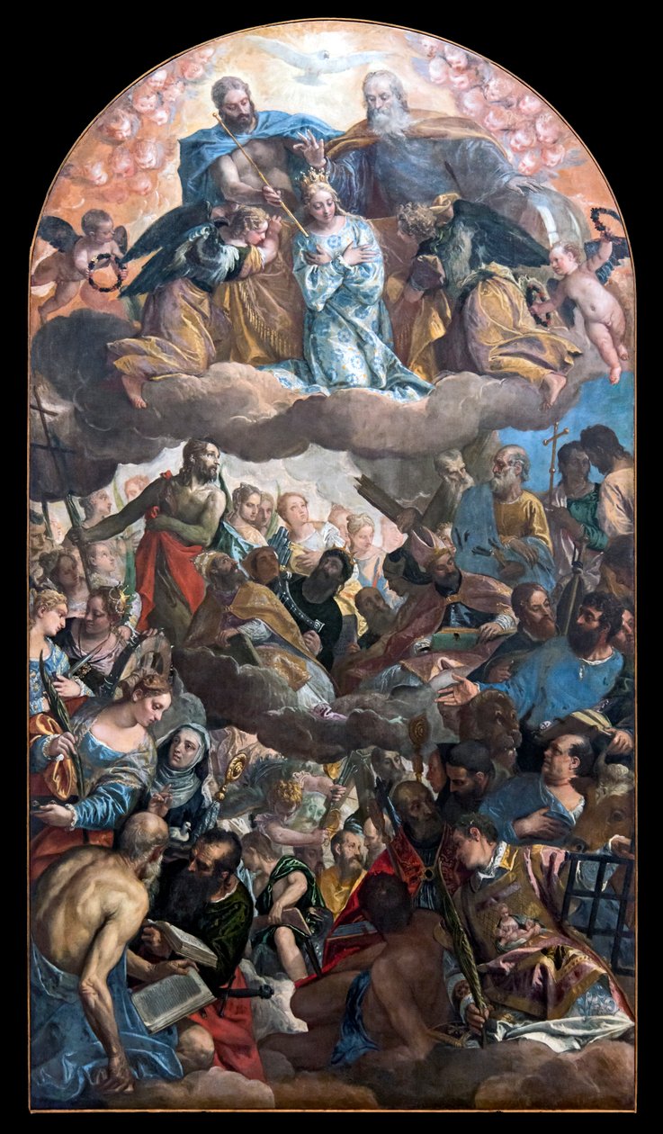 Coronación de María de Paolo Veronese