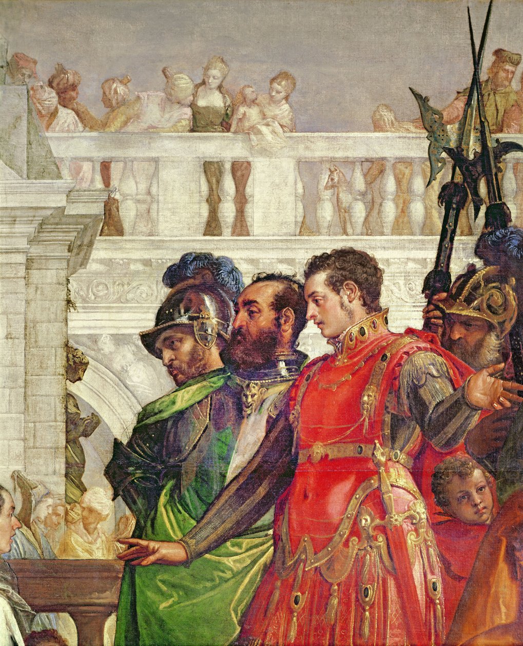 Familia de Darío ante Alejandro Magno (detalle) de Paolo Veronese
