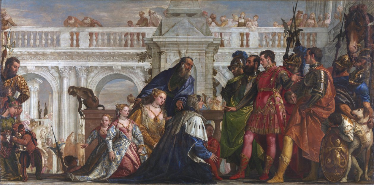 La familia de Darío ante Alejandro Magno, 1565-67 de Paolo Veronese