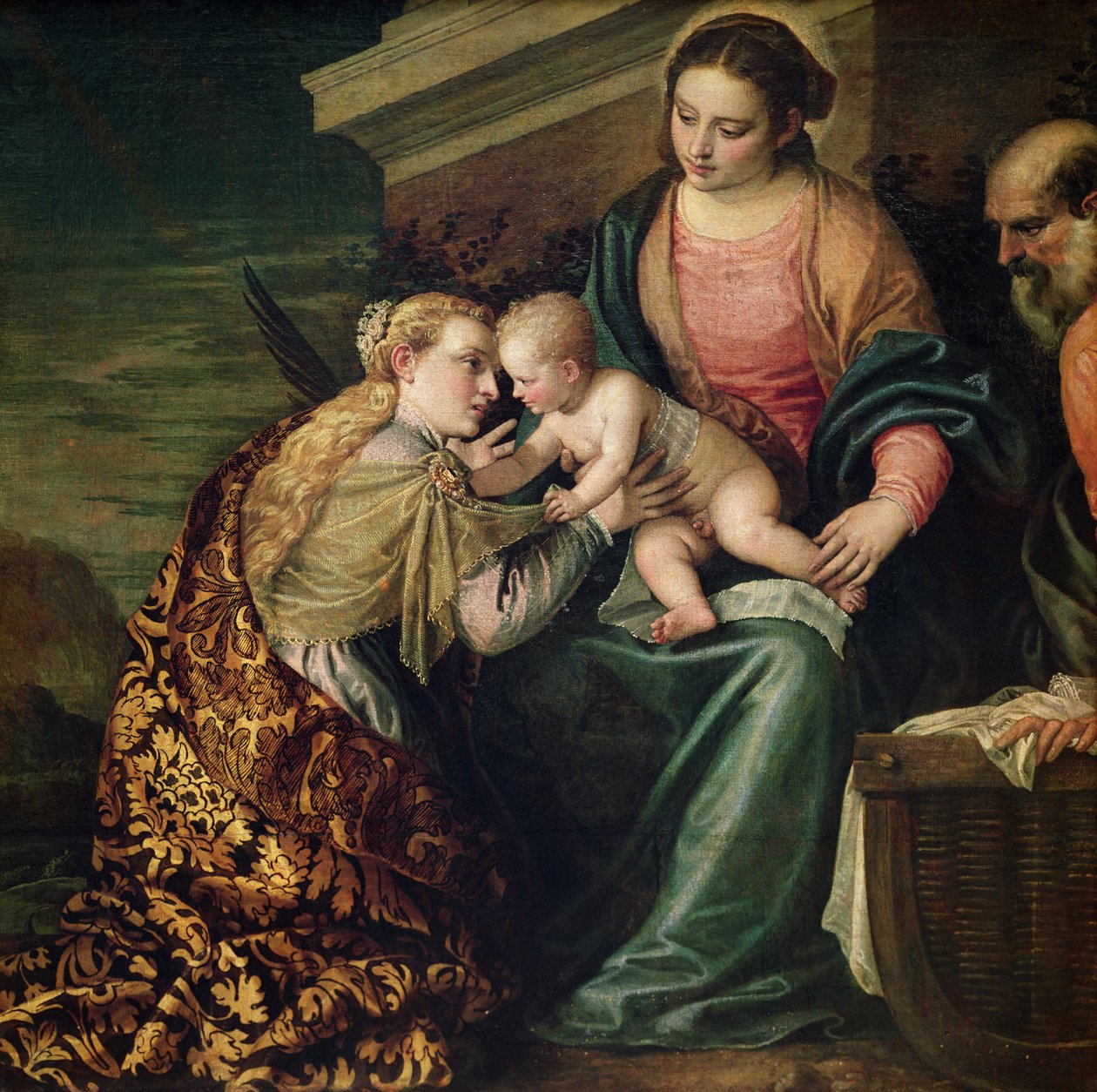 El matrimonio místico de Santa Catalina de Alejandría de Paolo Veronese