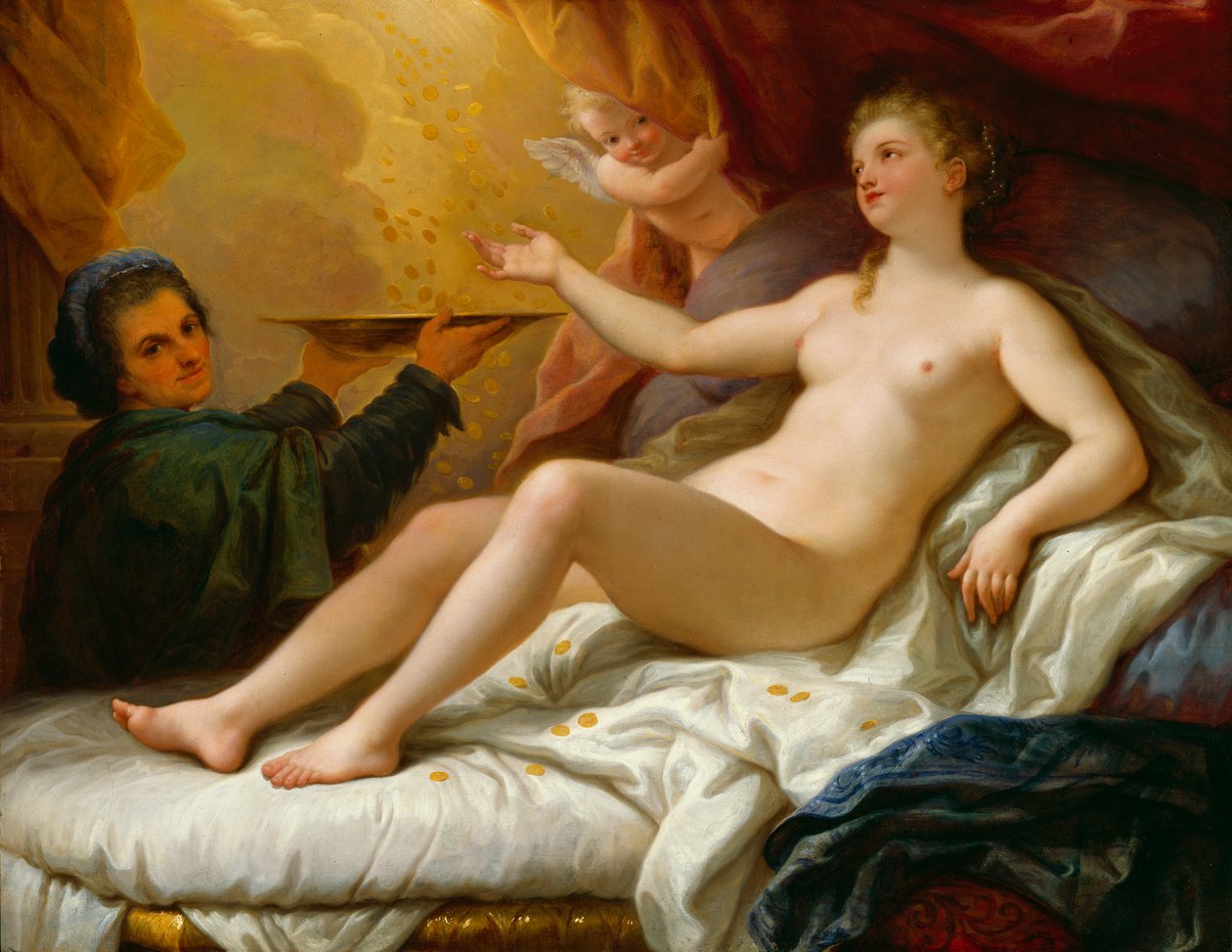 Danae, c.1705-15 de Paolo di Matteis