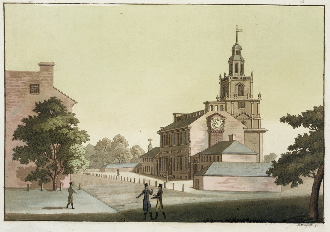 Independence Hall, Filadelfia, Pensilvania, de 