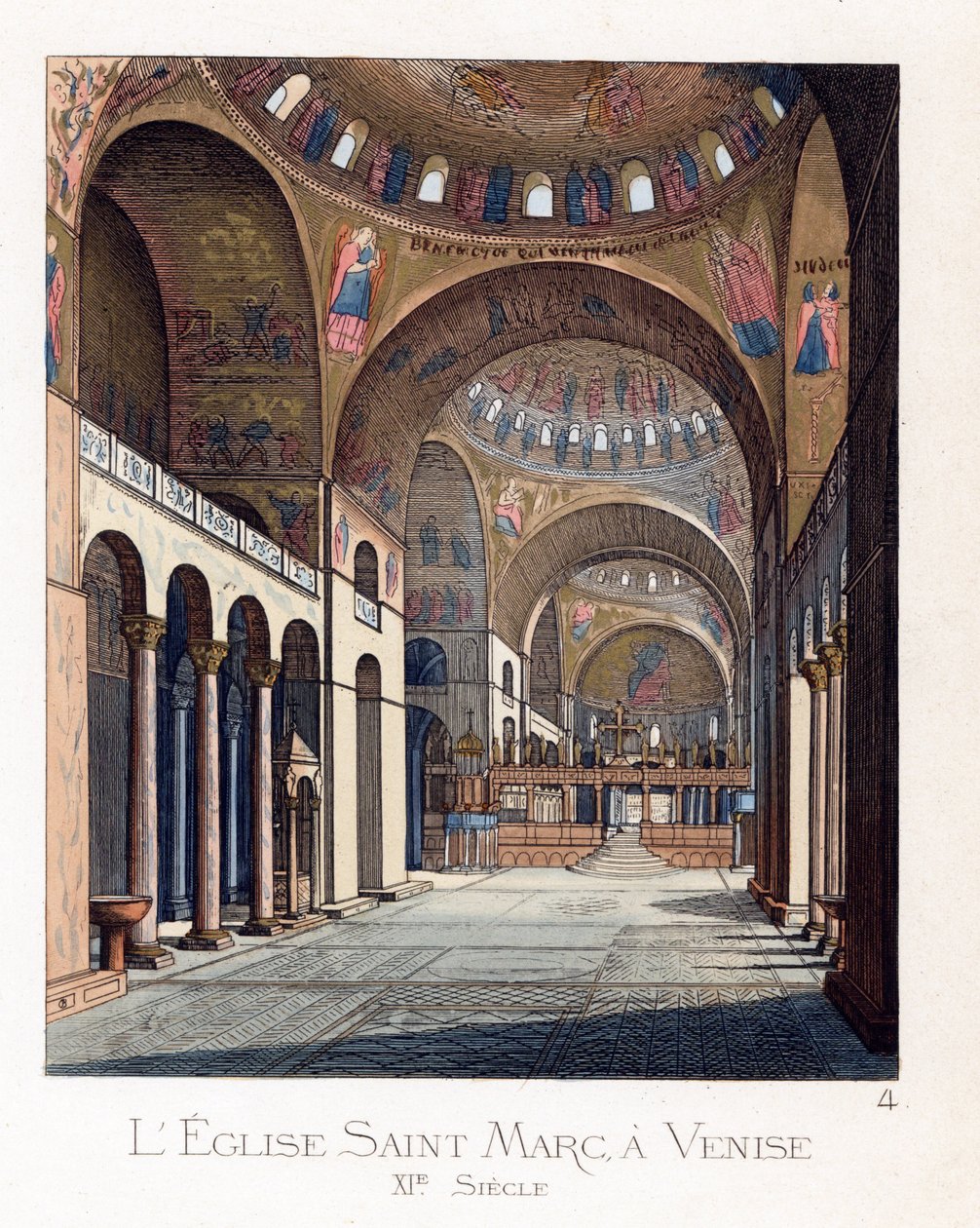 Interior de la Basílica de San Marcos de Venecia (Italia) de Paolo Mercuri