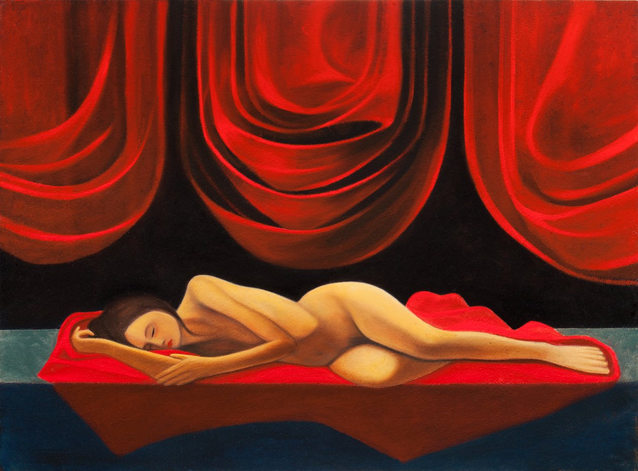 Los tres recuerdos, 2016 (óleo sobre panel de madera) de Paolo Perfranceschi