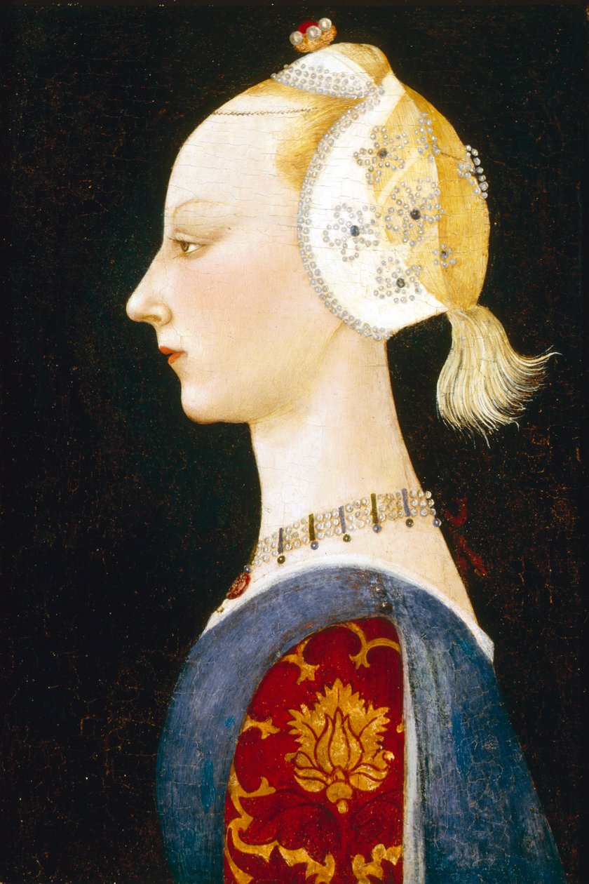 Una joven dama de moda, 1462-1465 de Paolo Uccello