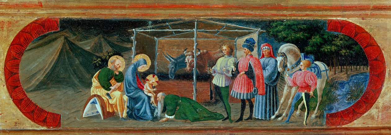 Adoración de los Magos de Paolo Uccello