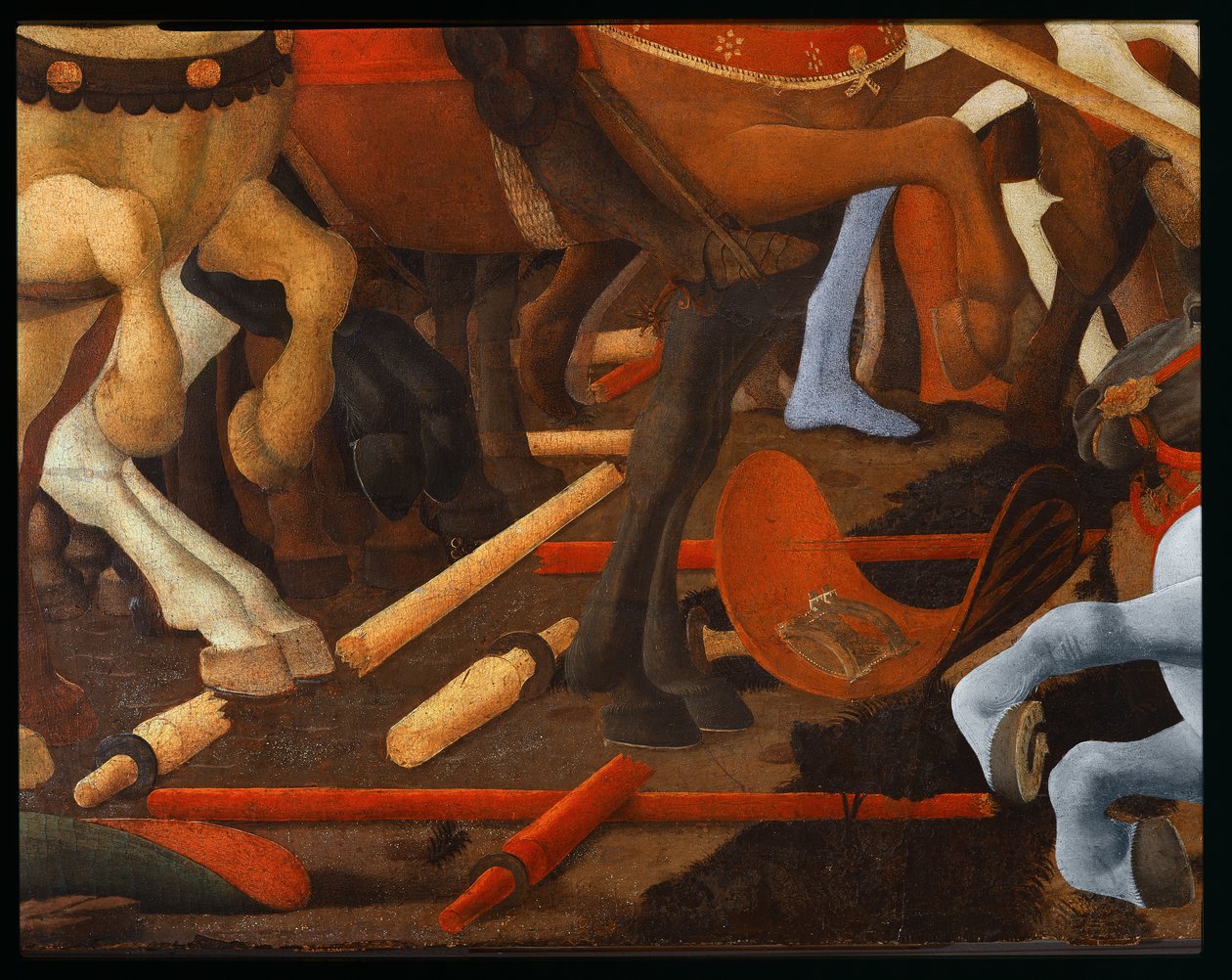 Batalla de San Romano, detalle de Paolo Uccello