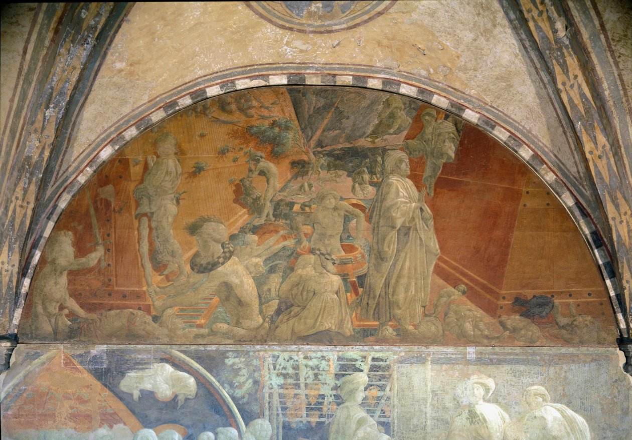 Vida de Noé, el diluvio y la retirada de las aguas de Paolo Uccello