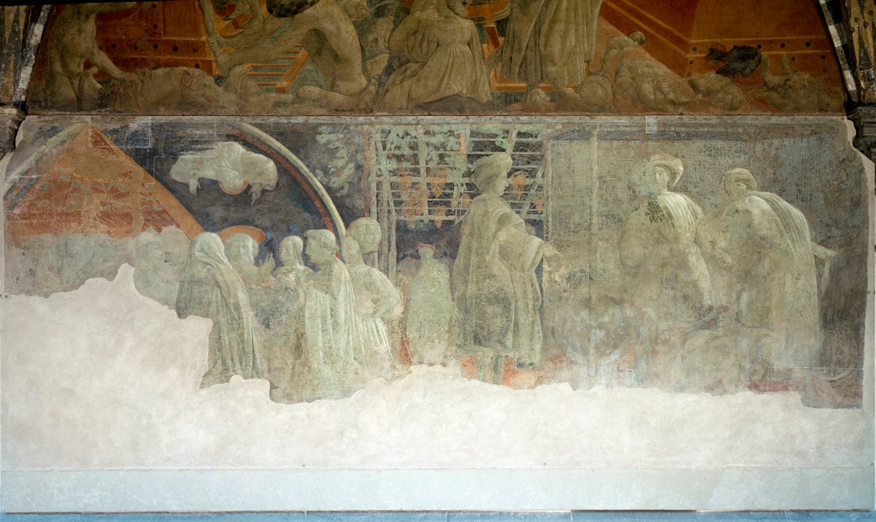 Historia de Noé, la embriaguez de Paolo Uccello