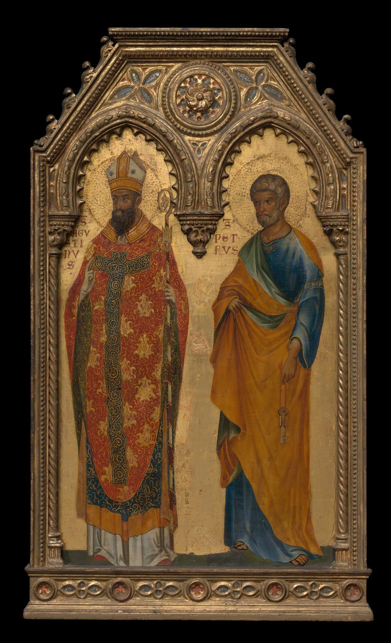 Santos Agustín y Pedro de Paolo Veneziano
