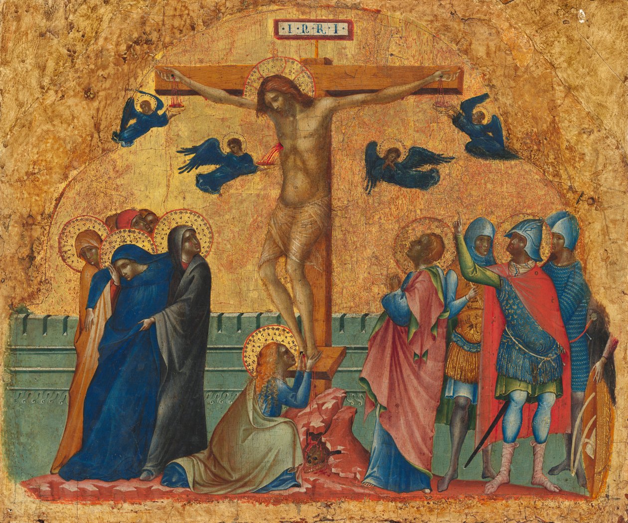 La crucifixión, c. 1340-1345 de Paolo Veneziano