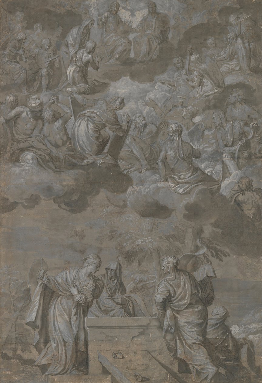 Alegoría de la redención del mundo, 1528-88 de Paolo Veronese