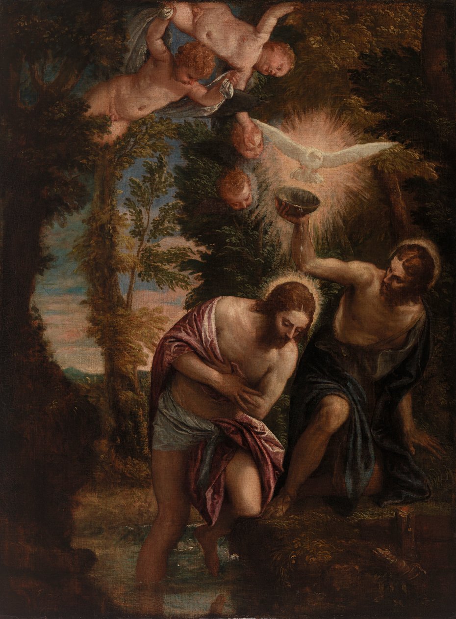 bautismo de cristo de Paolo Veronese
