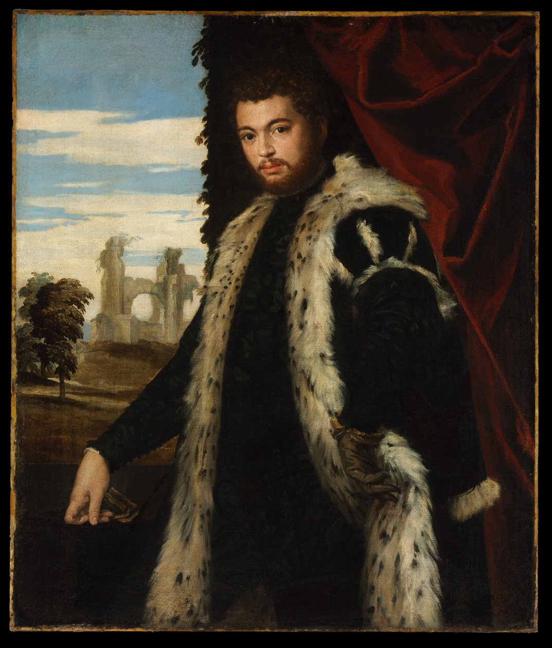 Retrato de un hombre  de Paolo Veronese