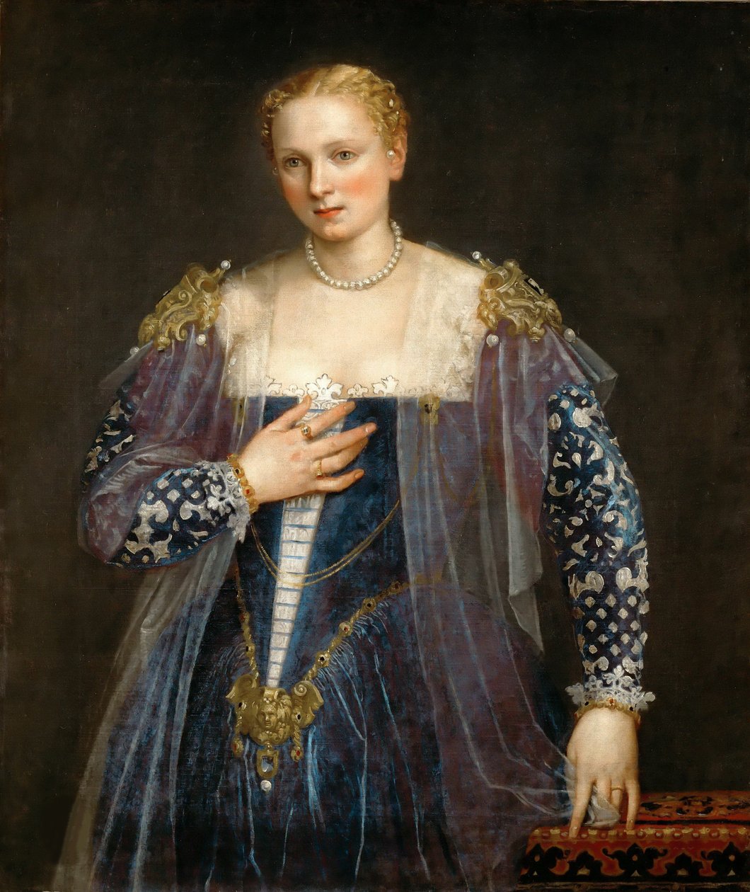 Retrato de una mujer veneciana La Bella Nani, c. 1560 de Paolo Veronese