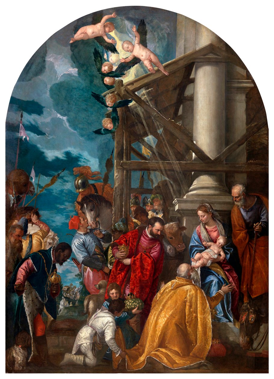 La adoración de los magos de Paolo Veronese