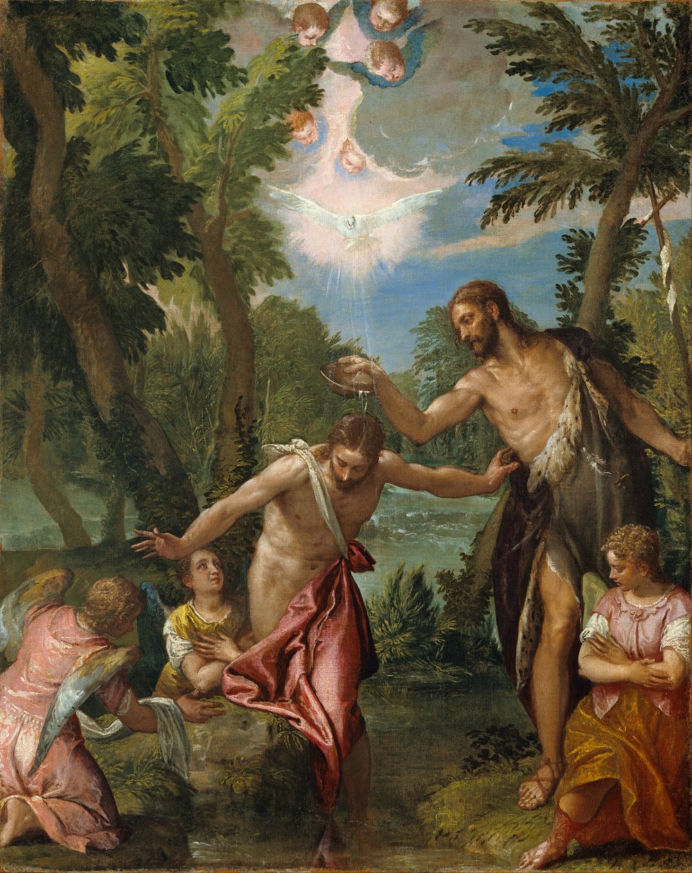 El bautismo de Cristo de Paolo Veronese