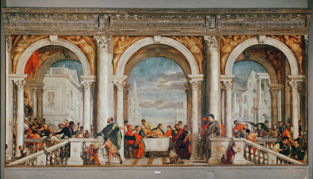 La fiesta en la casa de Levi de Paolo Veronese