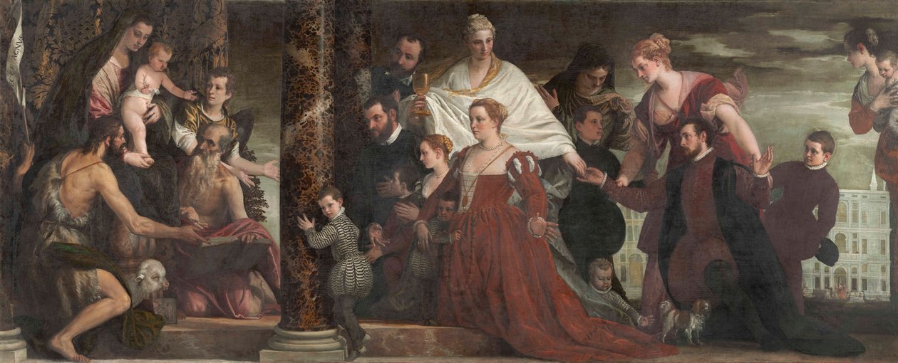 La Madonna de la familia Cuccina de Paolo Veronese