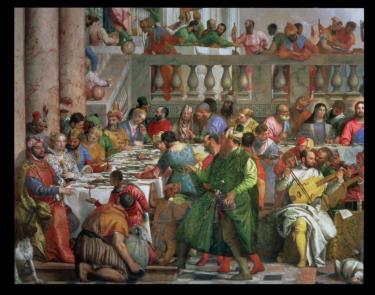 El Banquete de Bodas en Caná (detalle) de Paolo Veronese