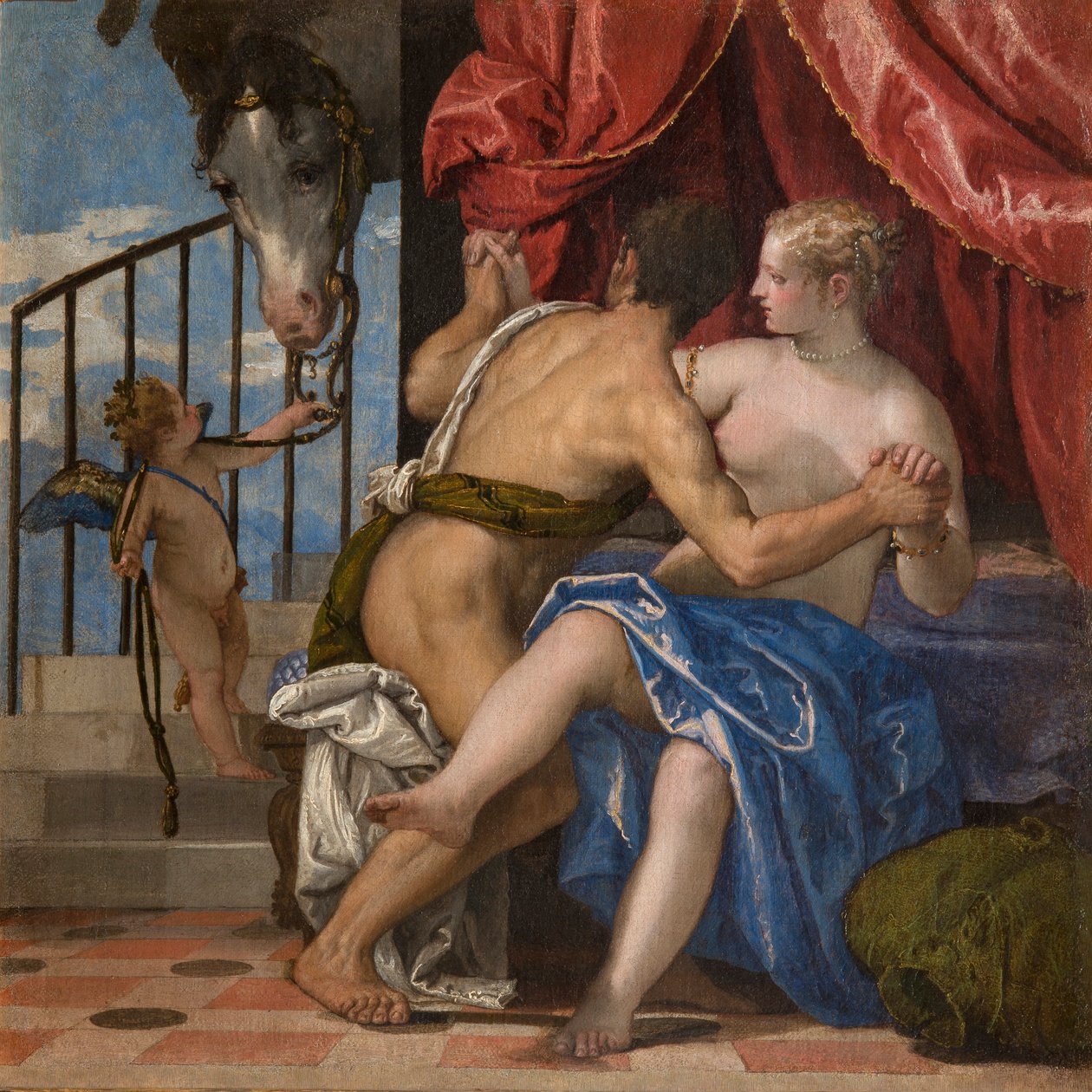 Venus y Marte, ca. 1575 de Paolo Veronese