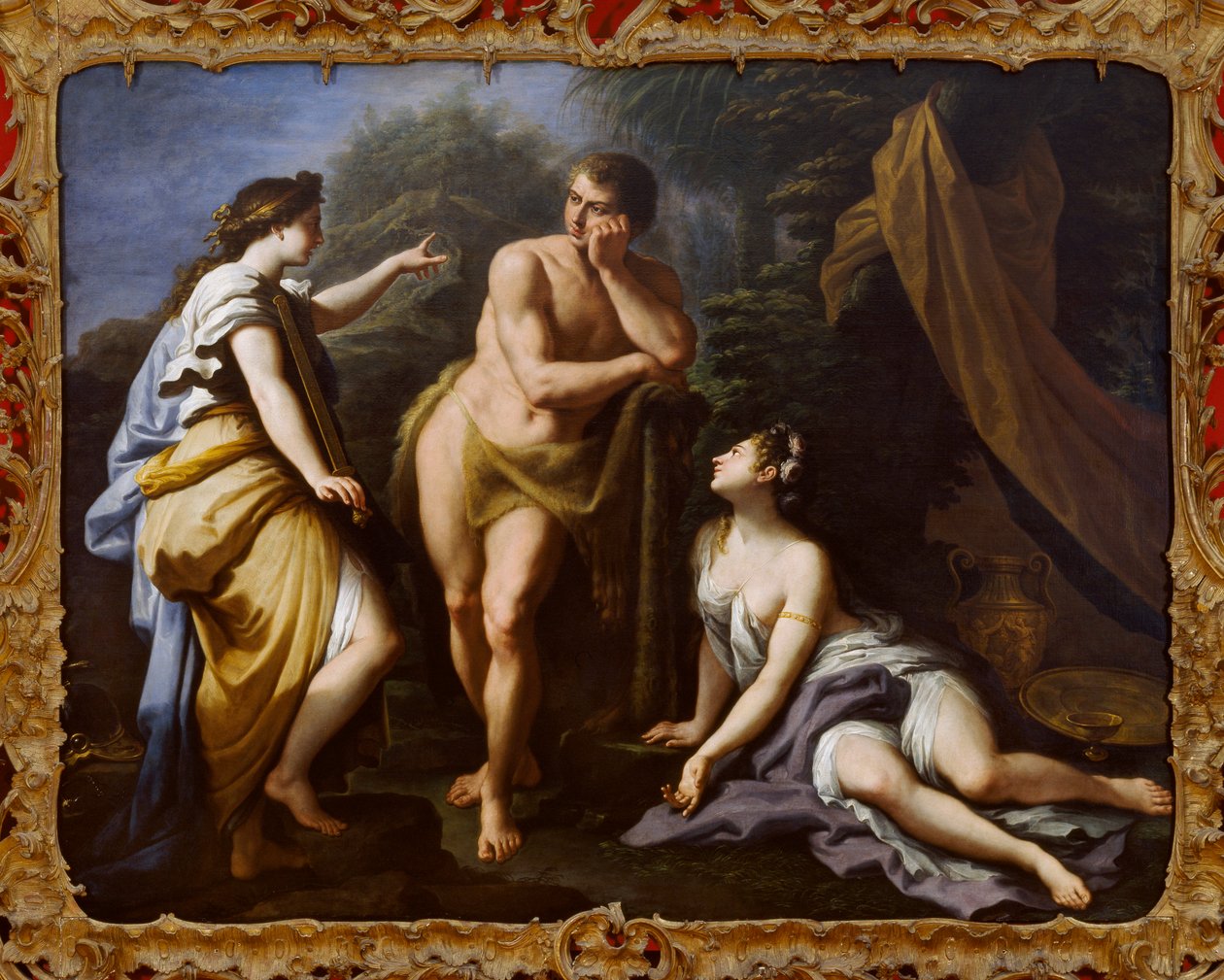 La elección de Hércules, 1712 de Paolo de