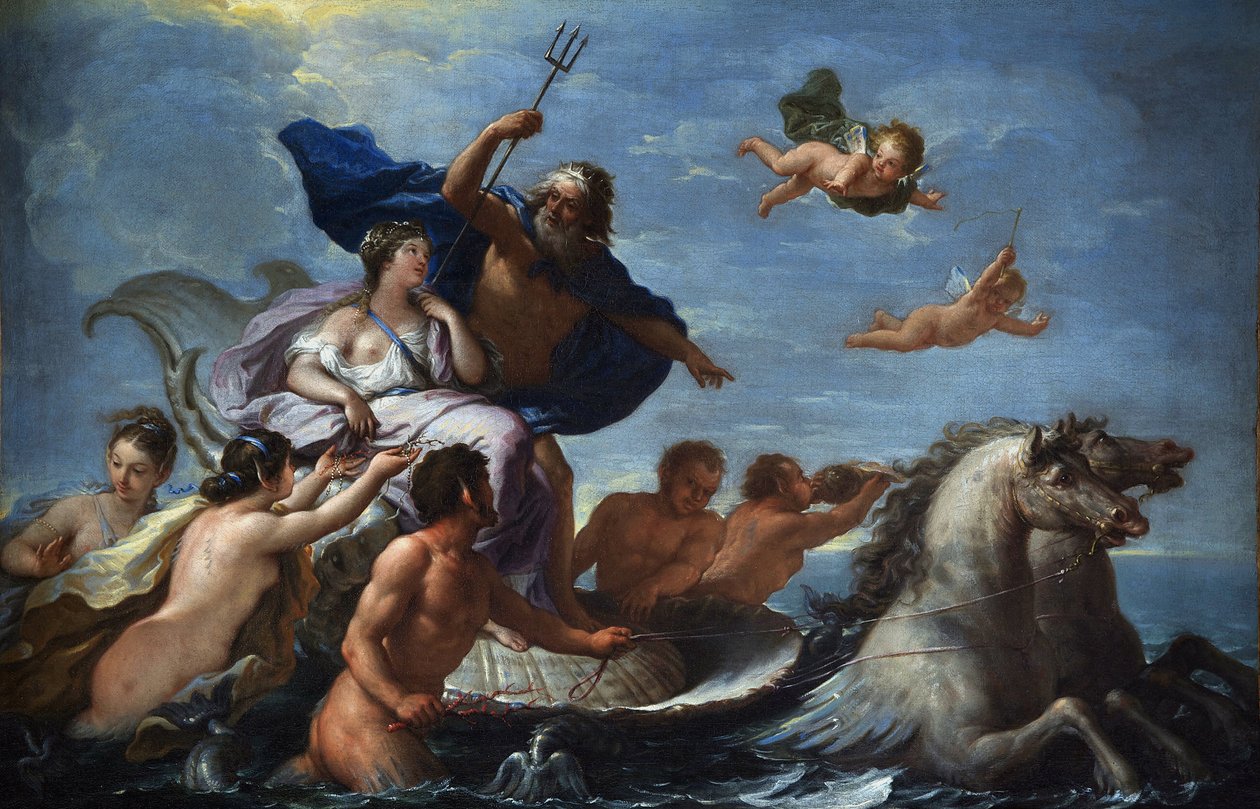 El triunfo de Neptuno y Anfitrite de Paolo di Matteis