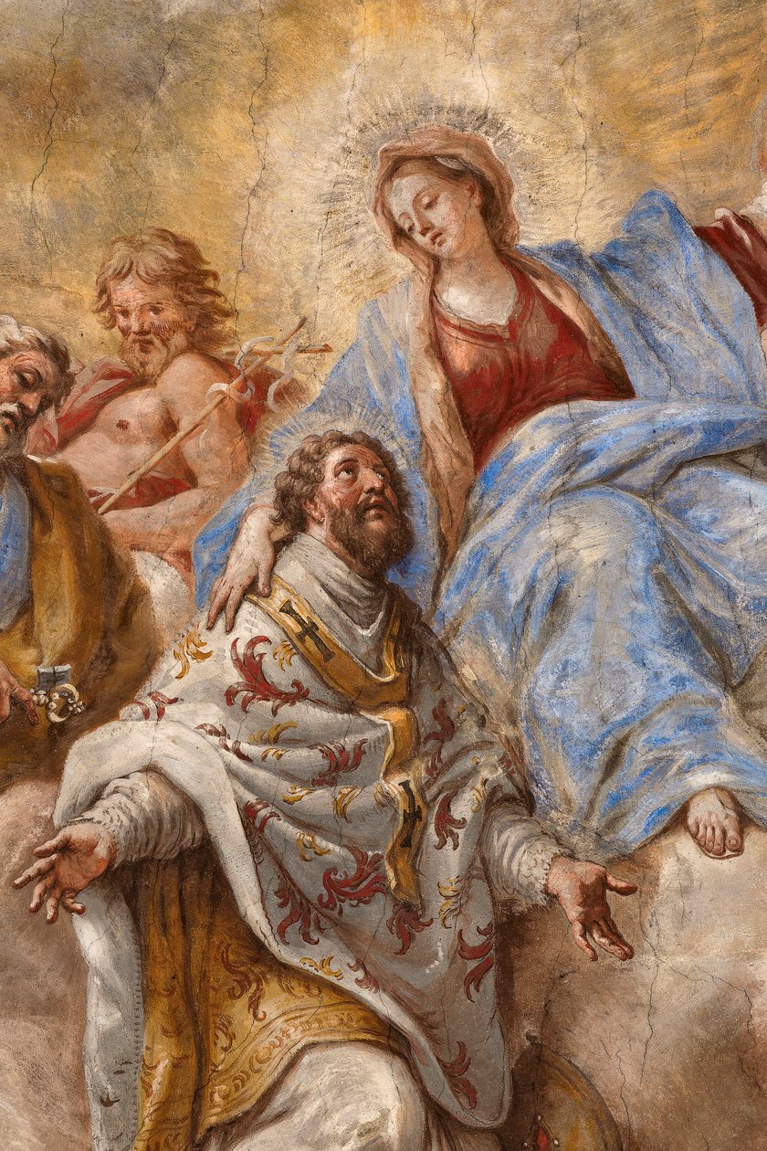 Frescos que representan la vida de San Cataldo de Paolo di Matteis