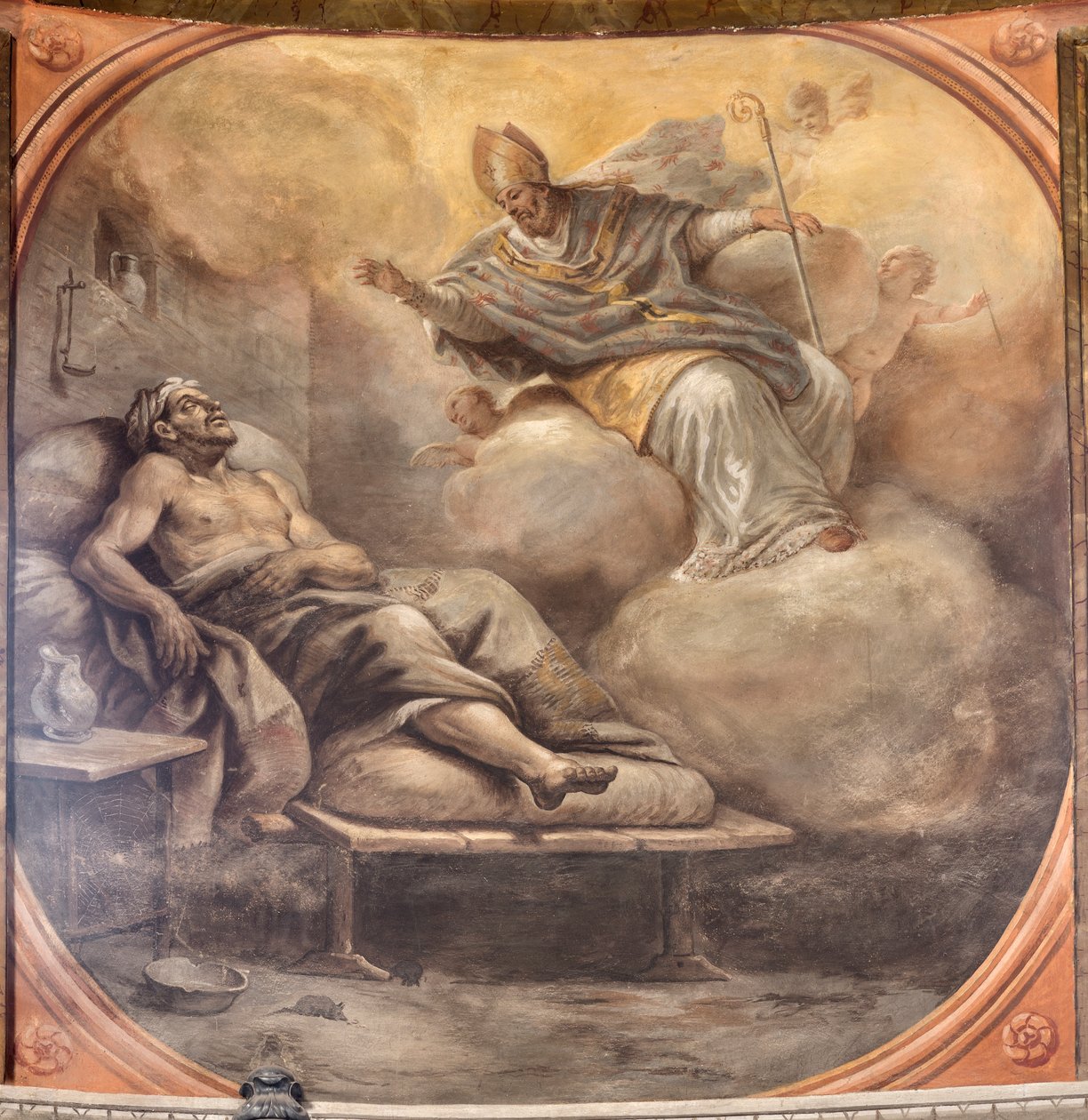Frescos que representan la vida de San Cataldo de Paolo di Matteis
