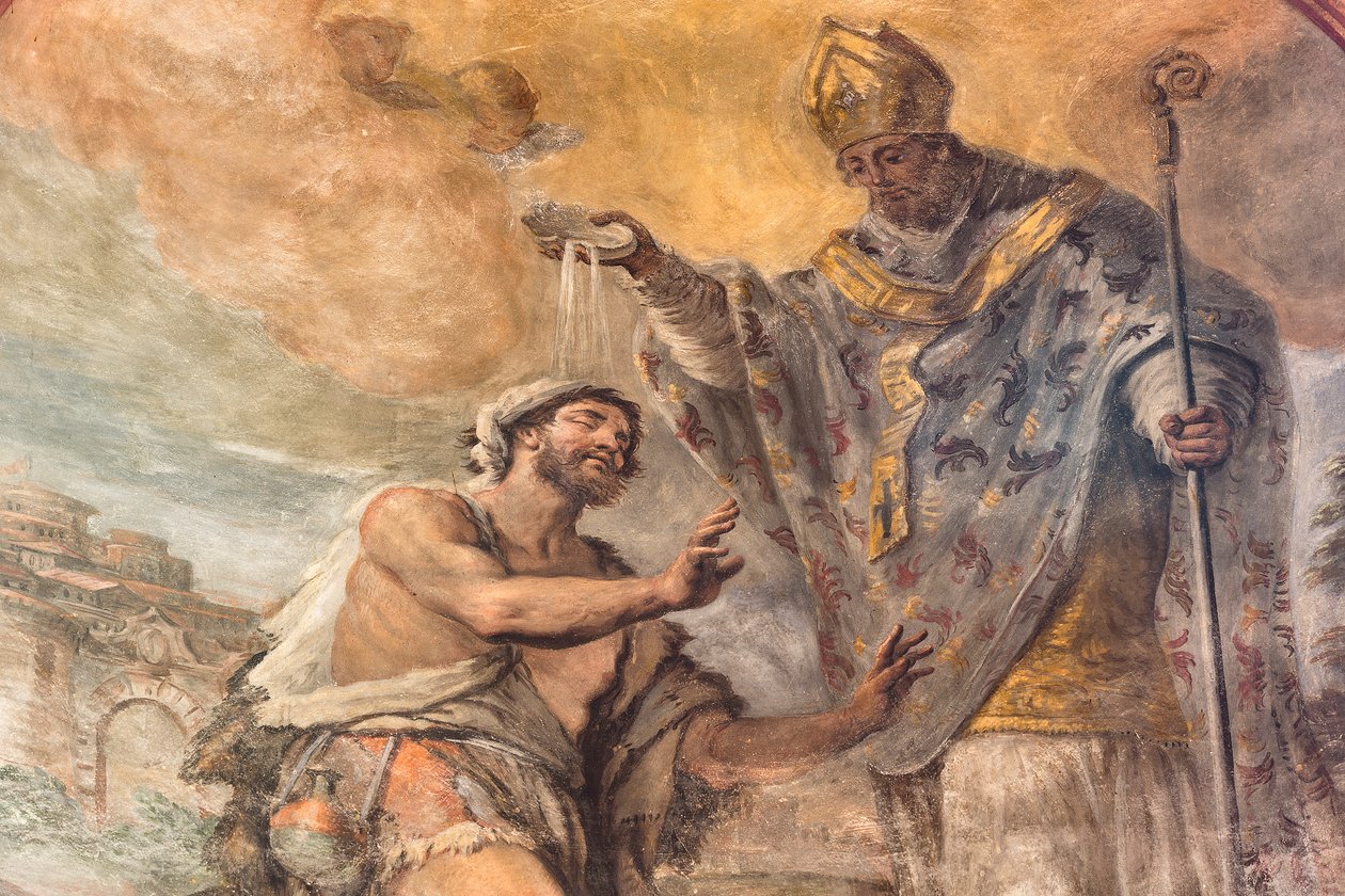 Frescos que representan la vida de San Cataldo de Paolo di Matteis