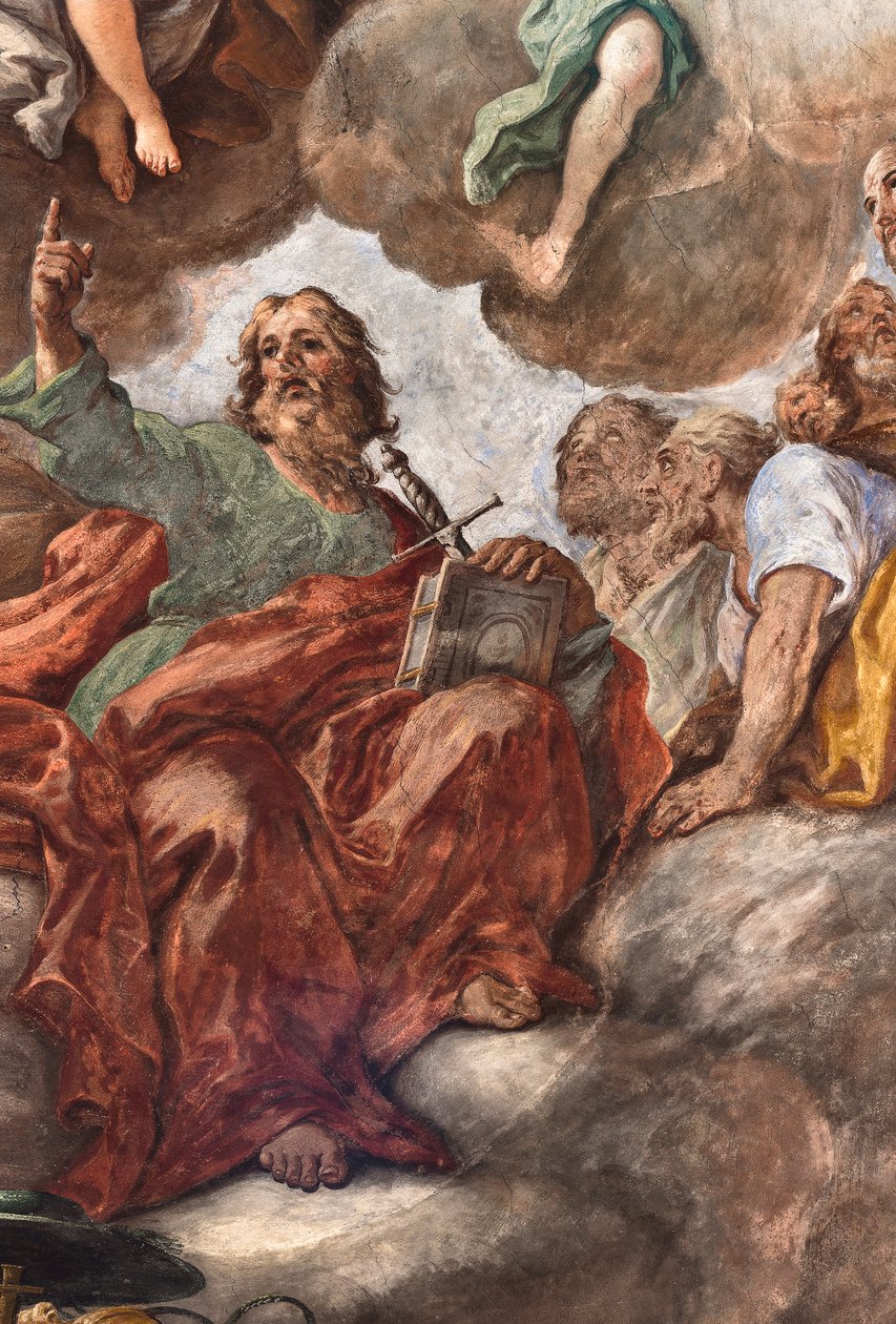 Frescos que representan la vida de San Cataldo de Paolo di Matteis