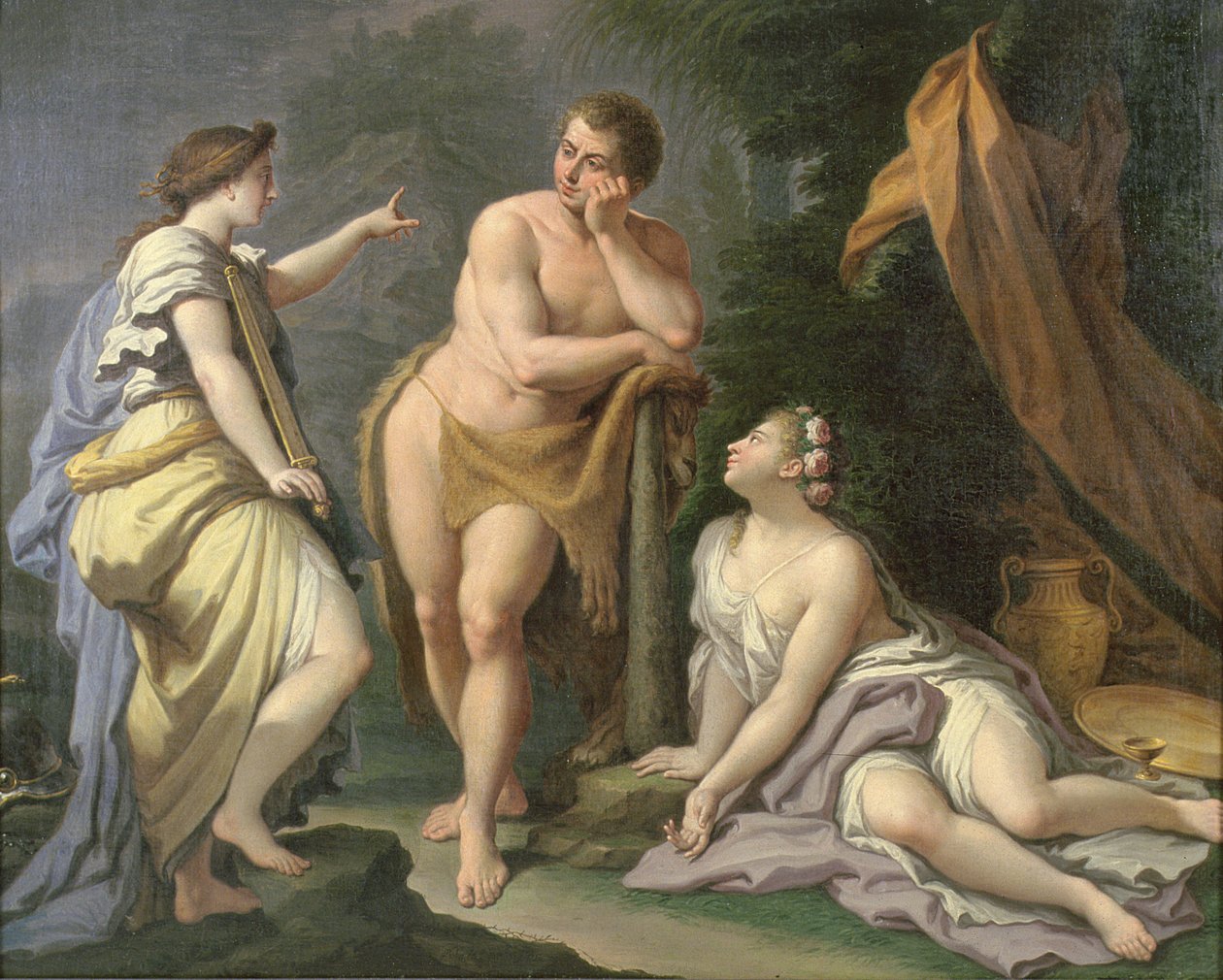 La elección de Hércules de Paolo di Matteis