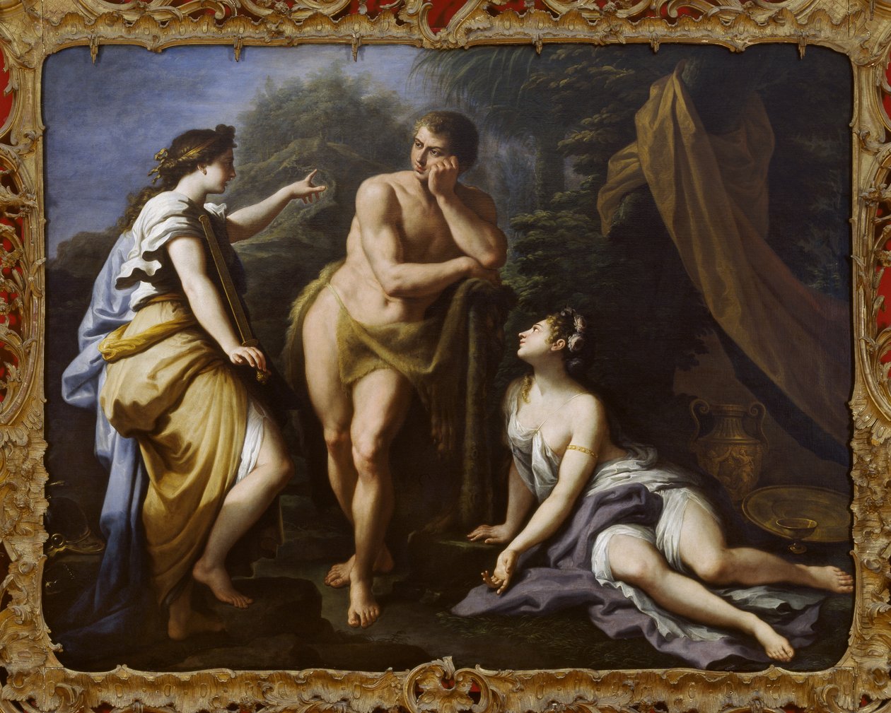 La elección de Hércules, 1712 de Paolo di Matteis