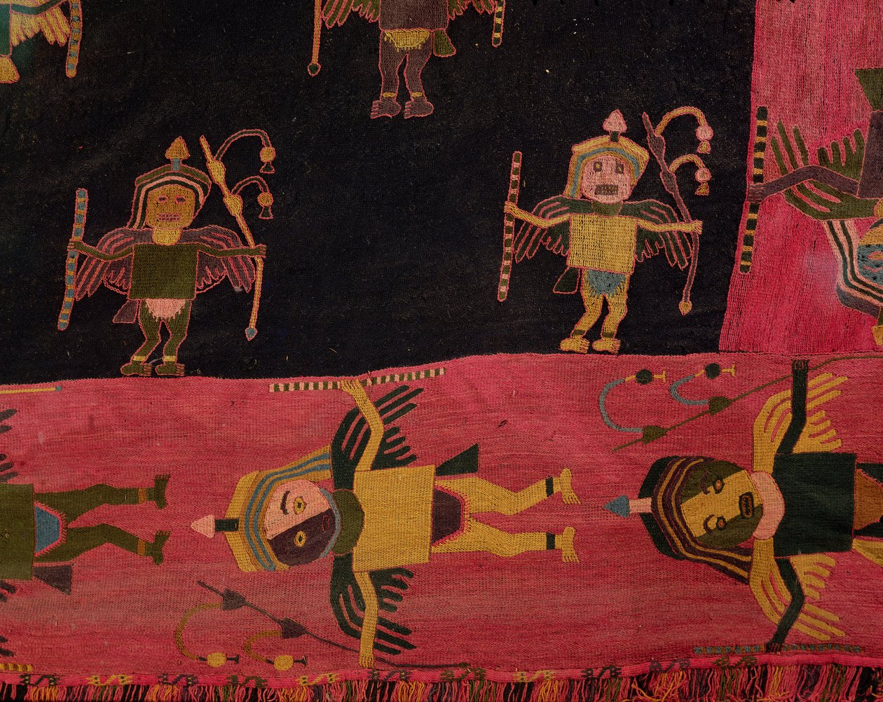 Tela de lana de Paracas Culture
