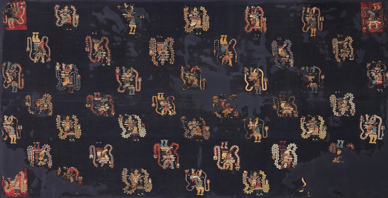 Manto ceremonial de Paracas style