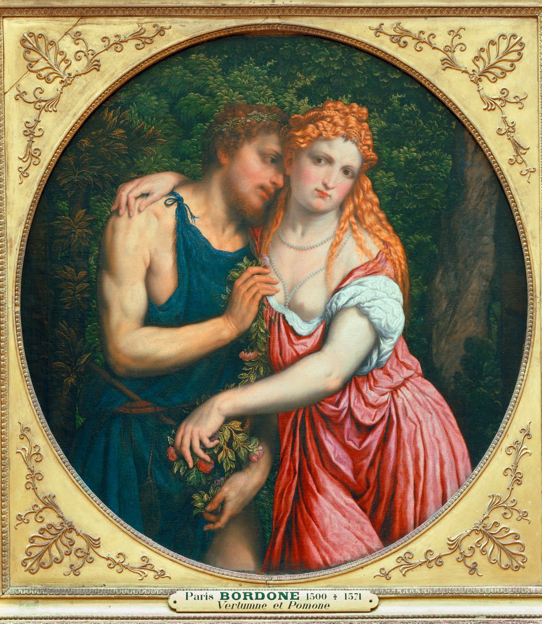 Pareja mitológica - Pareja mitológica ... de Paris Bordone