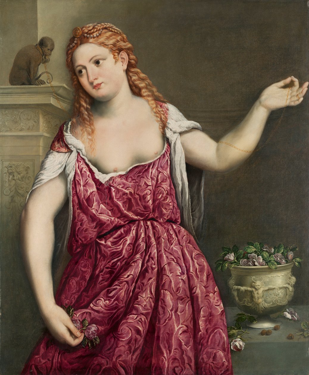 Retrato de una joven de Paris Bordone