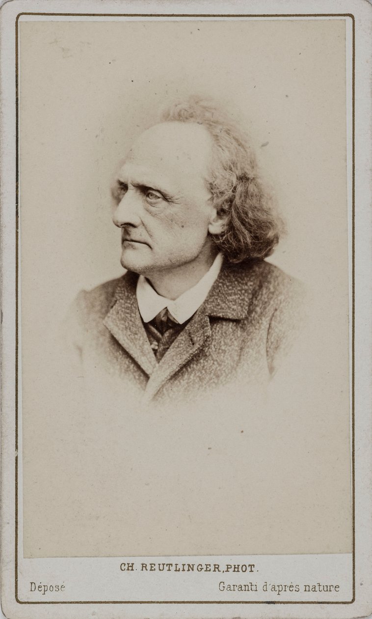 Retrato del pianista y compositor Henry Litolff 1818-1891 de Paris . Photo studio Reutlinger