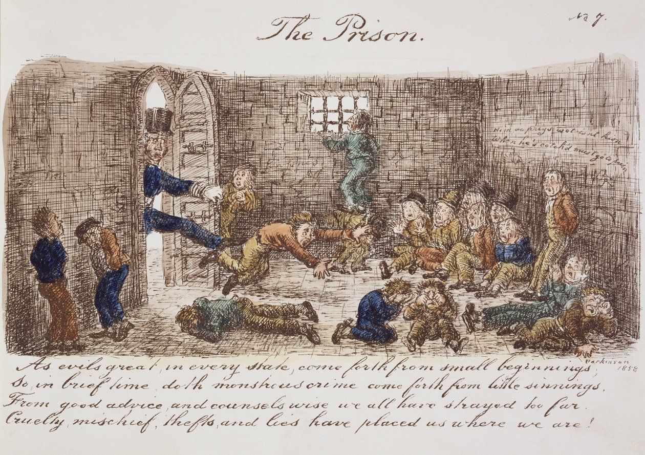 La prisión, 1858 de Parkinson
