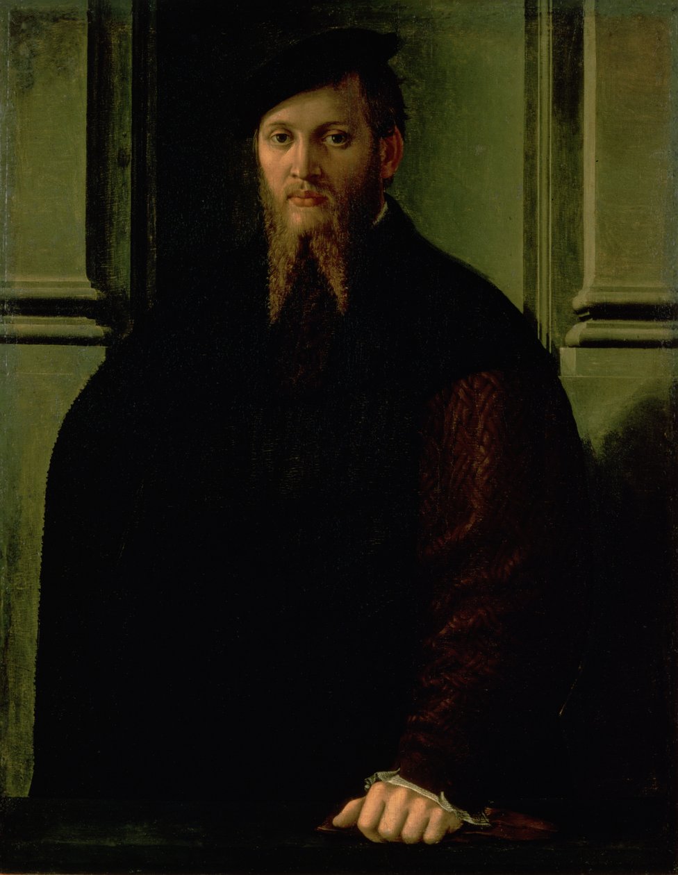 Retrato de un hombre de Parmigianino